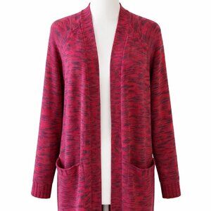 Lane Bryant Multicolor Open-Front Cardigan | Size 14/16